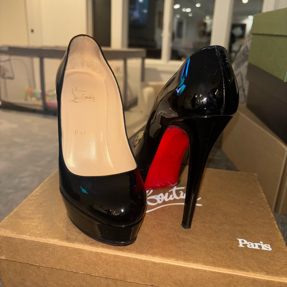 Christian Louboutin Bianca patent leather heels